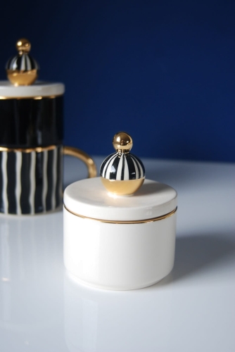 Puzderko Podwójna Kulka Spód Ecru