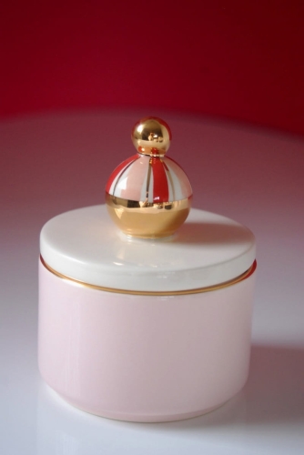 Puzderko  Róż I Paski